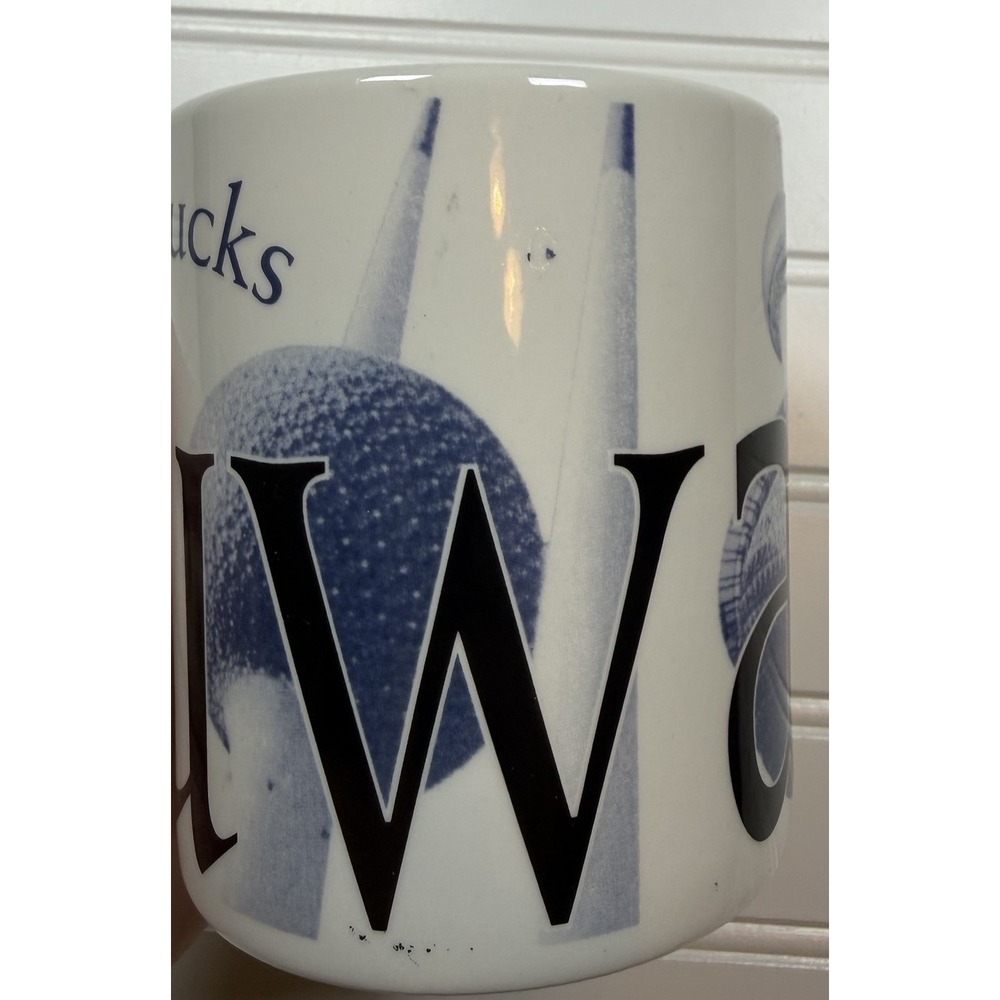 Starbucks City Mug Collector Series 2002 Kuwait Mug White Used No‎ Box - Picture 2 of 6